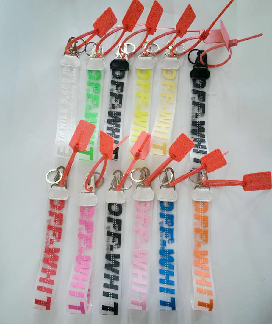 Off white lanyard