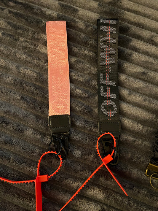 Off white lanyard