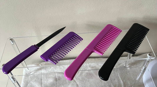 Discreet comb knife