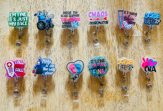 Badge clips
